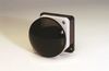 Mushroom button, black, IP66